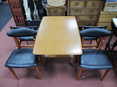 Lot 1619 - Set of Four Dining Chairs, circa 1970s, with...