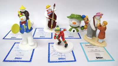 Lot 1286 - Coalport Characters - The Snowman 'Crash went...