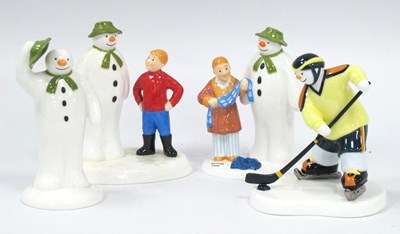 Lot 1371 - Coalport Characters - The Snowman 'All My Own...