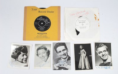 Lot 1390 - Ella Fitzgerald Signed Black/White Photo...