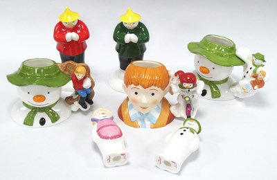 Lot 1333 - Coalport Characters - The Snowman 'Keeping the...