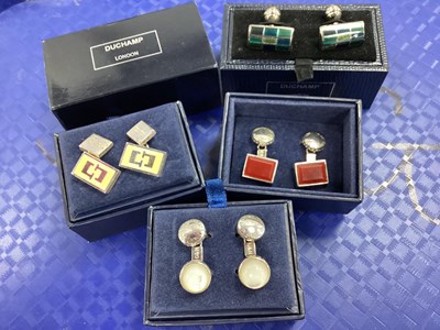 Lot 370 - Duchamp; A Pair of Rectangular Enamel...