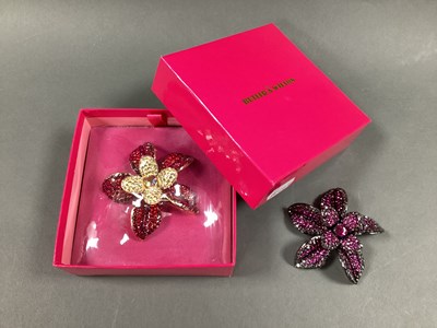 Lot 261 - Butler & Wilson; A Decorative Flowerhead...