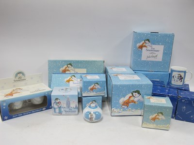Lot 1168 - John Beswick The Snowman, mainly boxed...
