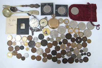 Lot 1410 - Thos Russell Gold Plated Pocket Watch,...
