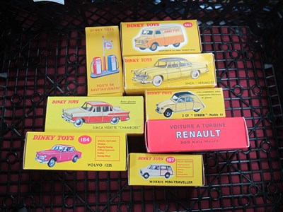 Lot 525 - Seven Atlas Editions Norev French 'Dinky Toys'...