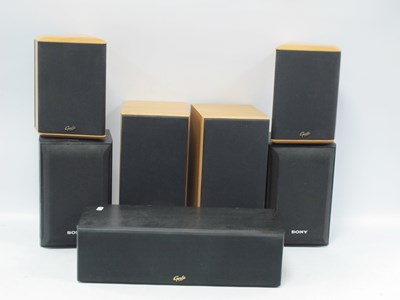 Lot 1169 - Speakers, five Gale 30 Series system speakers...