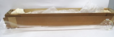 Lot 1229 - Long Glass “Yard of Ale” with Box, length...