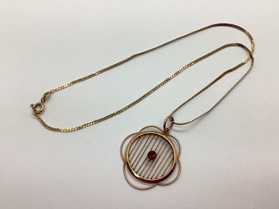 Lot 141 - A Decorative Edwardian Openwork Pendant, the...