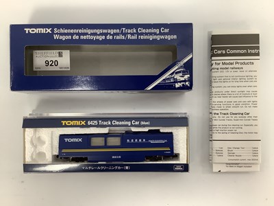Lot 920 - A Boxed Tomix 'N' Gauge Track Cleaning Car,...