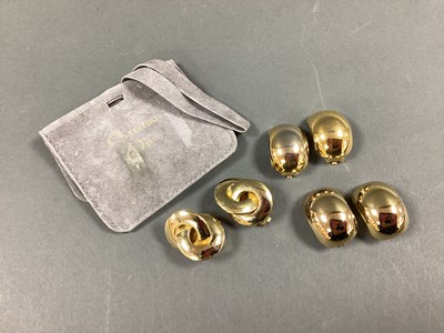 Lot 267 - Christian Dior; A Pair of Interlocking Design...