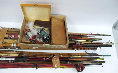 Lot 1134 - Fishing Rods - Craddock Elastigle, Shakespeare,...