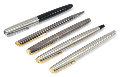 Lot 1389 - Parker Cisele Sterling Silver Fountain Pen...