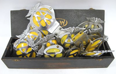 Lot 1499 - AA Vintage Chrome Car Badges, including...