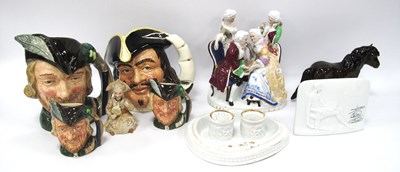 Lot 1264 - Ceramics, including antique Continental...