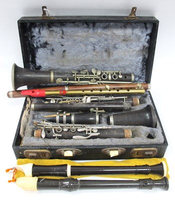 Lot 1367 - Clarinet Parts - Hawkes, Excelsior, Miller...