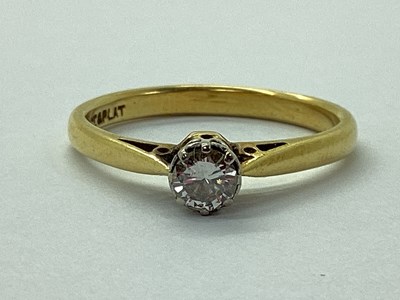 Lot 86 - A Single Stone Diamond Ring, the brilliant cut...