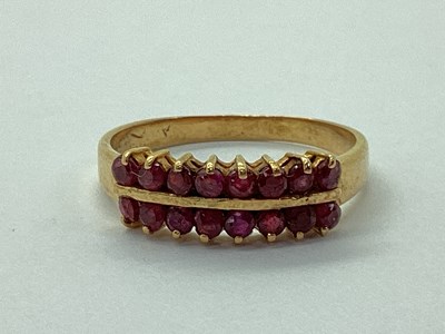 Lot 84 - A Stone Set Dress Ring, claw set throughout,...