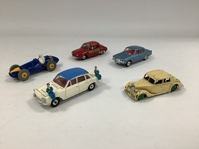 Lot 693 - Five Diecast Model Vehicles by Dinky, Corgi....