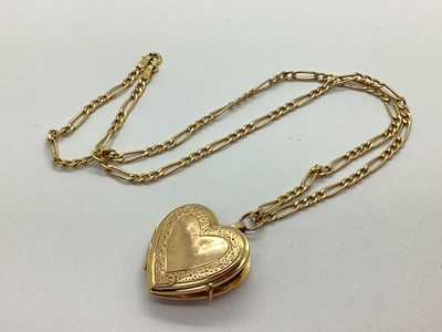 Lot 166 - A Modern Heart Shape Locket Pendant,...