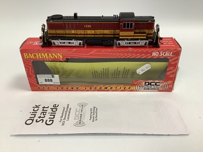 Lot 888 - A Boxed Bachmann 'HO' Scale Boston & Maine...