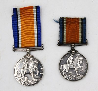 Lot 582 - WWI West Yorkshire Regiment British War Medal...
