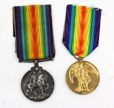 Lot 550 - WWI Lincolnshire Regiment British War Medal...
