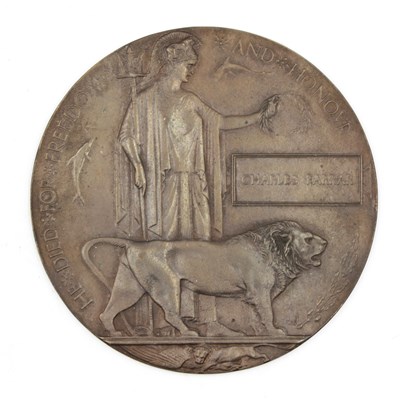 Lot 560 - WWI West Yorkshire Regiment DCM Death Penny...