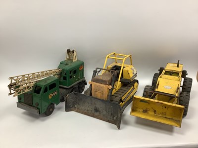 Lot 419 - Three Pressed Steel Toy Vehicles, by Marx,...