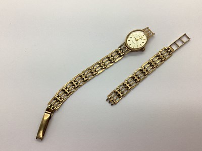 Lot 383 - Sovereign; A 9ct Gold Cased Ladies Wristwatch,...