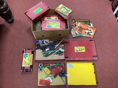 Lot 329 - A Quantity of Vintage Meccano Components, to...