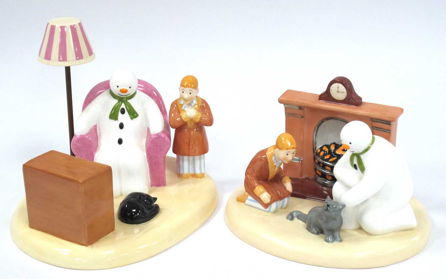 Lot 1049 - Coalport Characters Porcelain The Snowman...