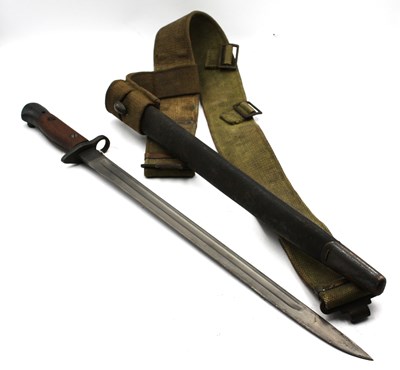 Lot 415 - WWI British Pattern 1907 Bayonet Scabbard and...
