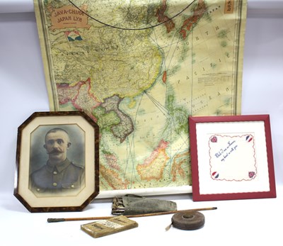 Lot 518 - WWI Framed Colour Photograph - Portrait of...