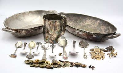 Lot 530 - United States Navy Silver Soldered Serving...