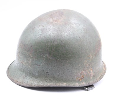 Lot 469 - US American M1 Helmet, Liner and Chinstrap,...