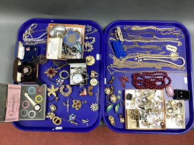 Lot 357 - A Selection of Assorted Costume Jewellery,...