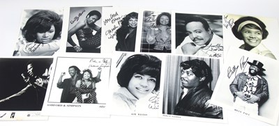 Lot 1392 - Northern Soul and Motown Signed Promo Cards,...