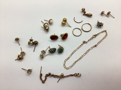Lot 171 - Assorted "375" and Other Earrings, including...