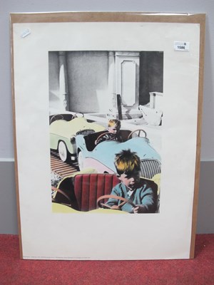 Lot 1586 - 'Dodgem Boys' Matt Squires Coloured Print...