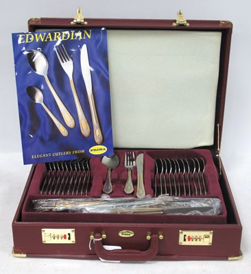 Lot 1194 - A Cased Prima “Edwardian” Stainless-Steel...