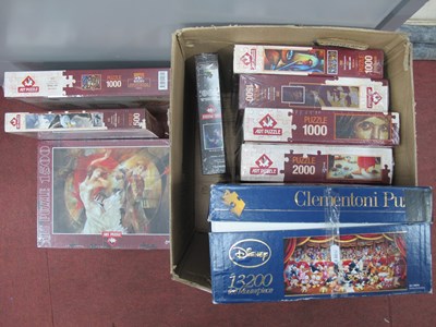 Lot 1116 - Puzzles, including a boxed Clementoni Disney...