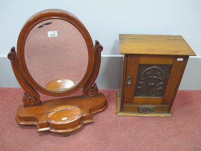 Lot 1629 - An Antique Mahogany Table Mirror (W51 x D22 x...