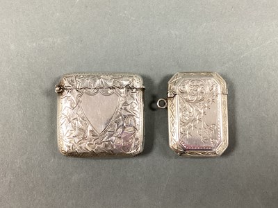 Lot 5 - Two Hallmarked Silver Vesta Cases, each with...