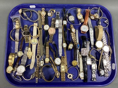 Lot 362 - A Collection of Assorted Ladies Wristwatches,...