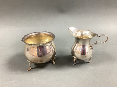 Lot 58 - A Hallmarked Silver Jug and Matching Sugar...