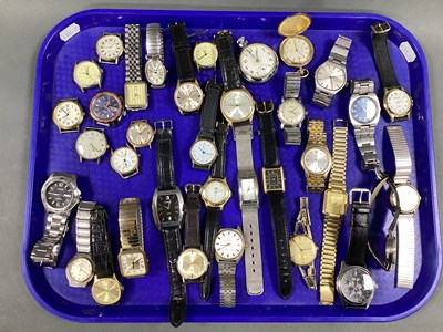 Lot 301 - A Collection of Assorted Gent's Wristwatches,...