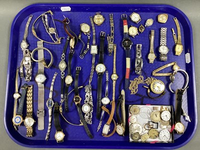 Lot 327 - A Collection of Assorted Ladies Wristwatches,...