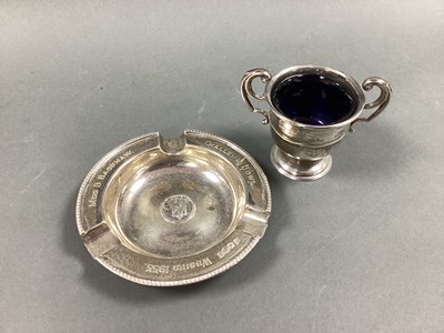 Lot 15 - A Hallmarked Silver Presentation Ashtray,...