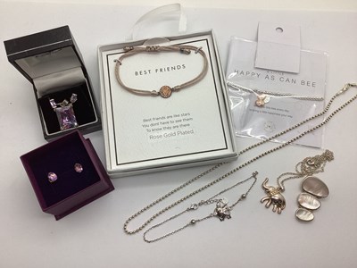 Lot 13 - A Hallmarked Silver Beaded Chain...